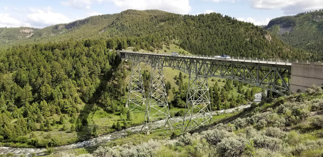 Gardiner - bridge over YST river