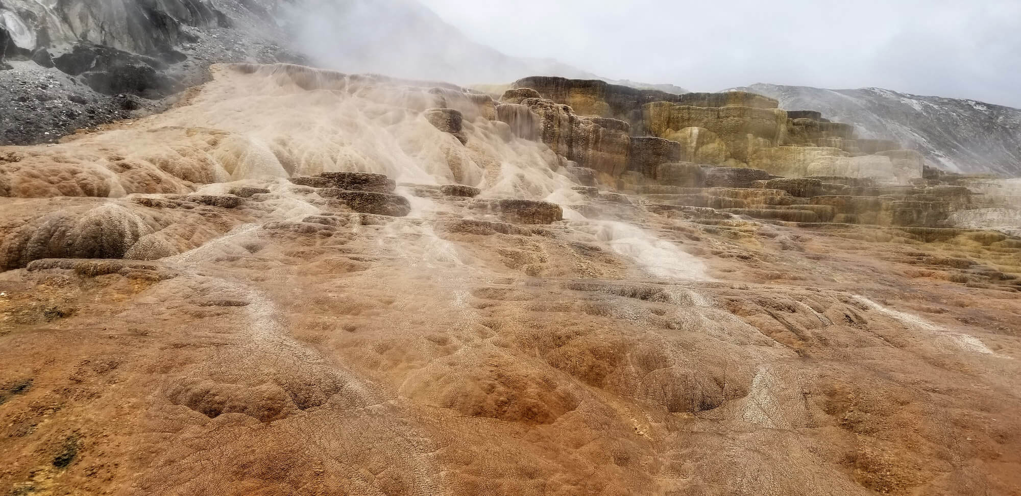 Minerva Terraces, Mammoth Falls