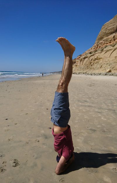 Yoga at the beach