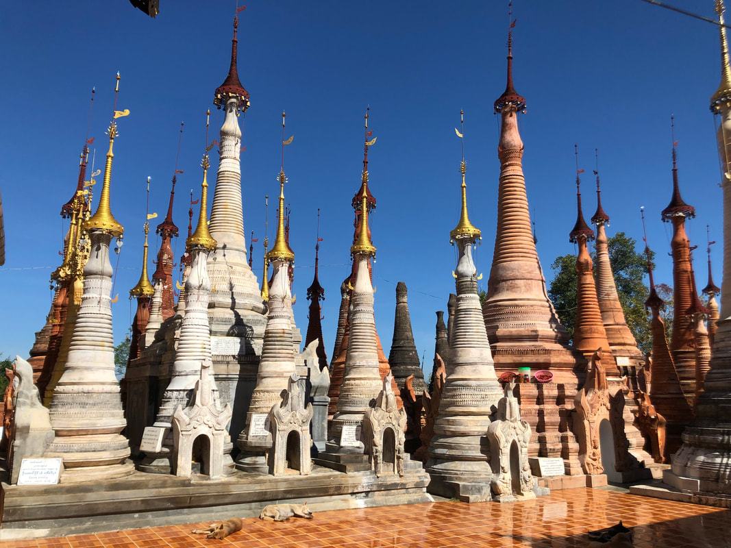 Pagodas of Shwe In Dein