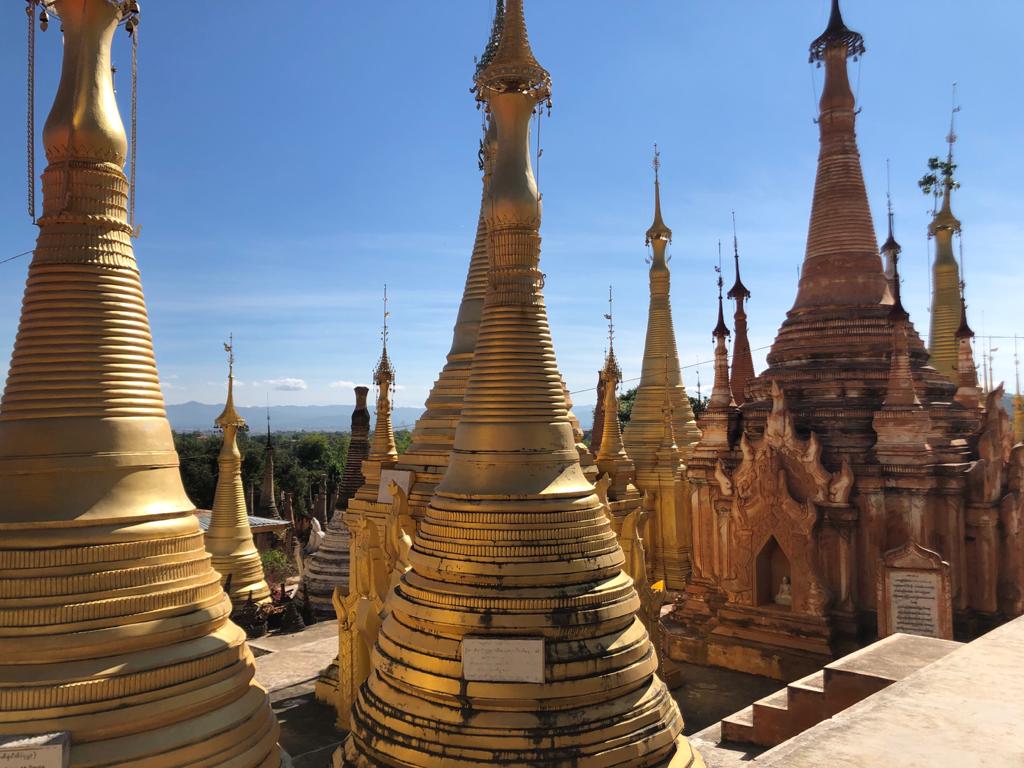 Pagodas of Shwe In Dein