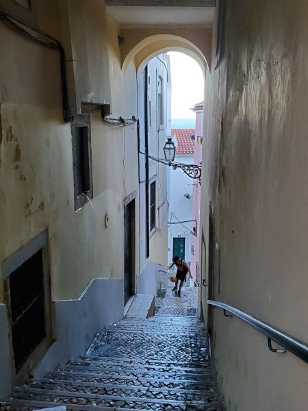 Entering the Alfama someplace