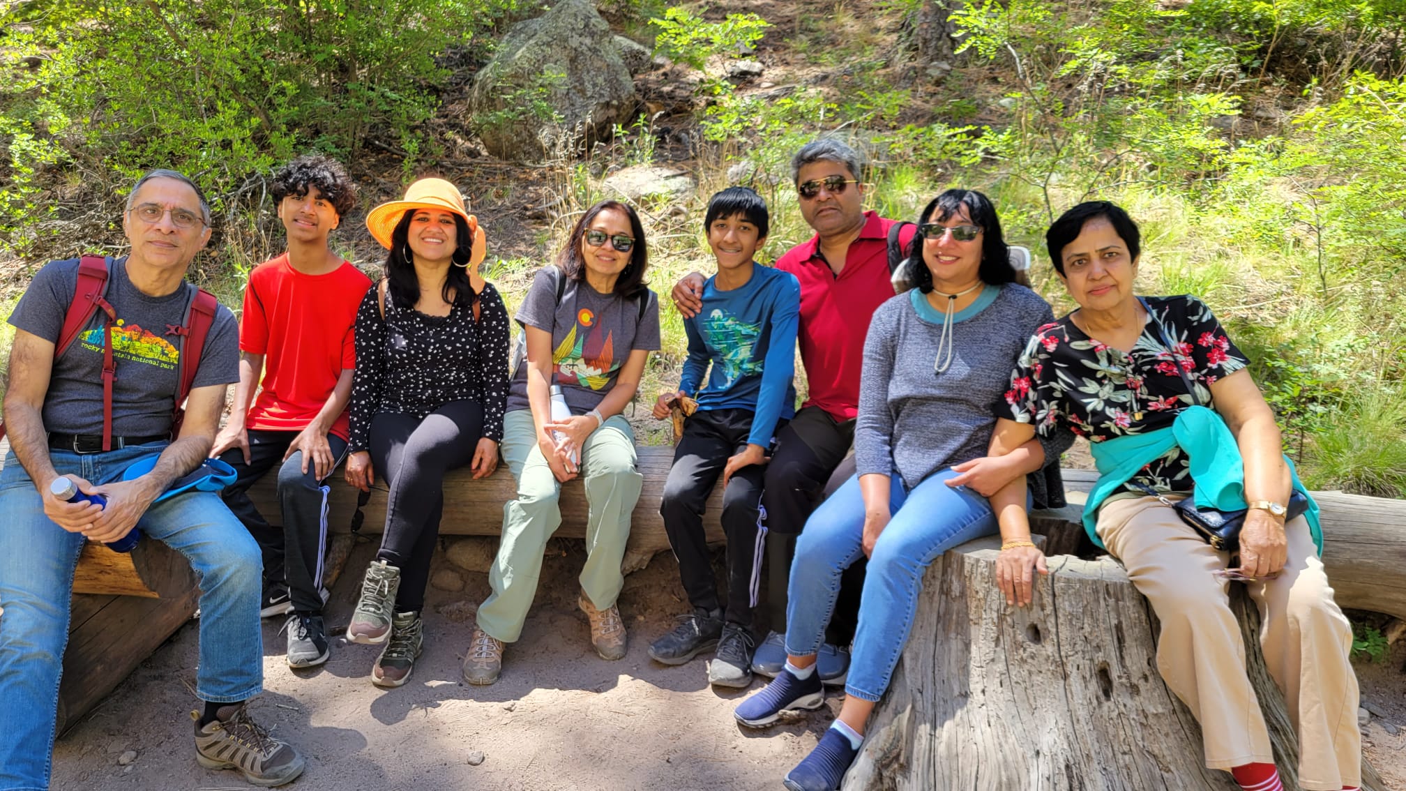 Hikers at Bandalier National Monument