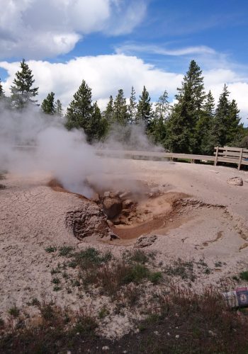 Fumaroles near Old Faithful area