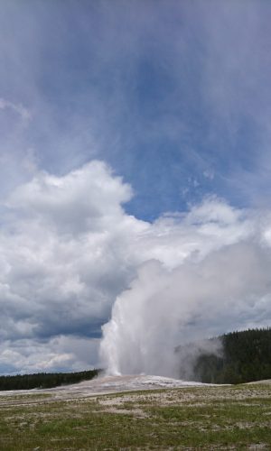 Old Faithful geyser