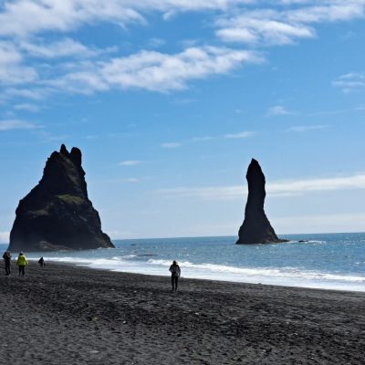 Diamond beach black sand