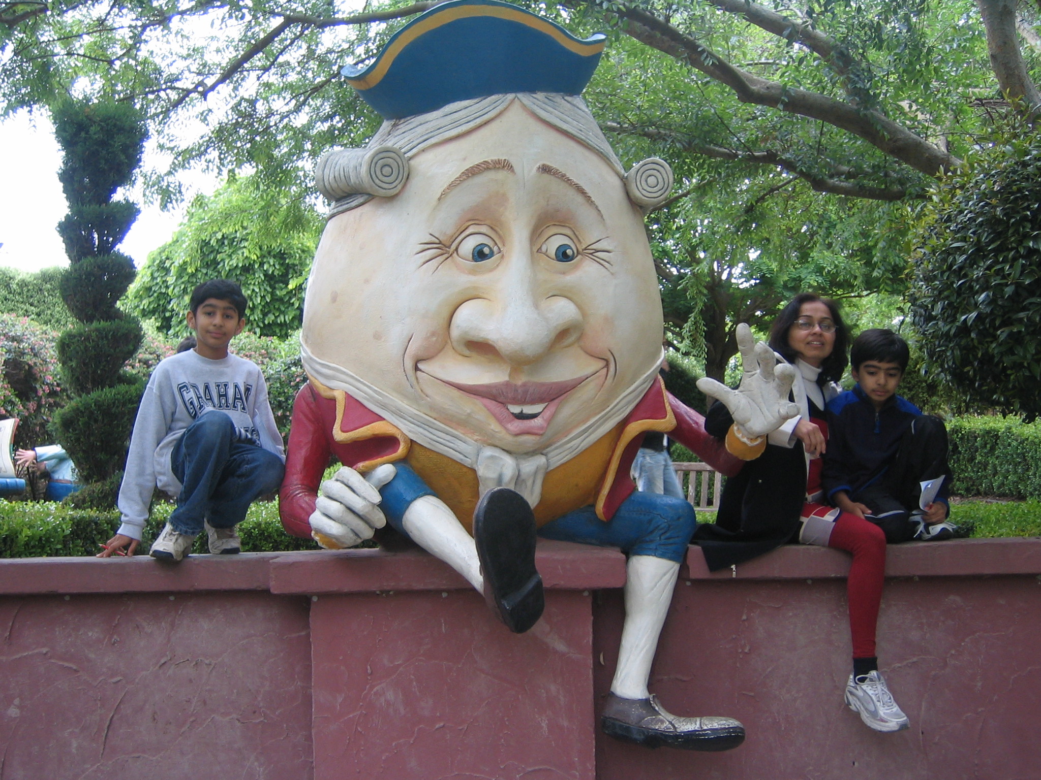 Humpty in Hunter Valley Storybook Garden