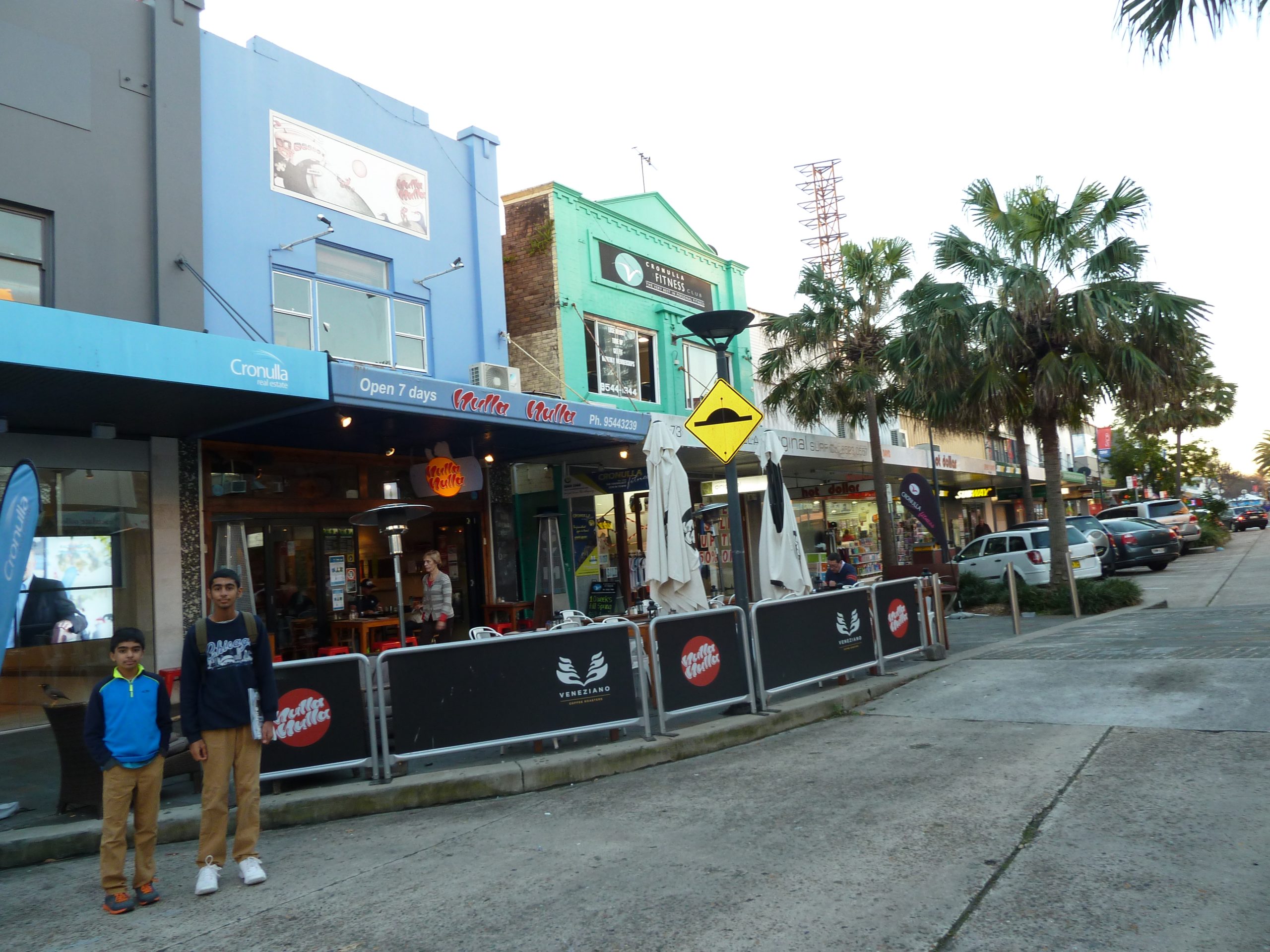 Shops by beaches