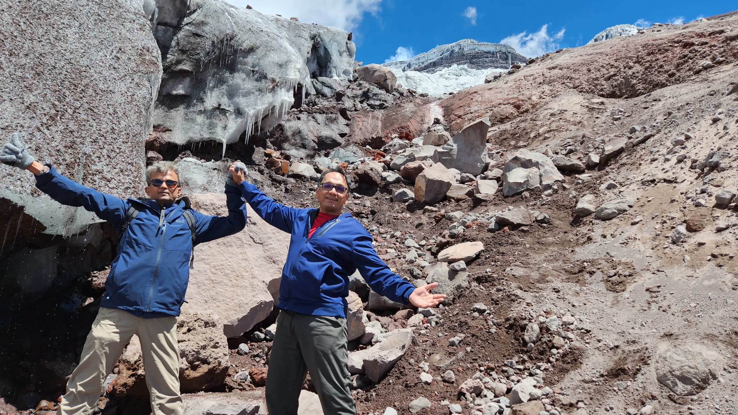 At the Glacier on Cotapaxi