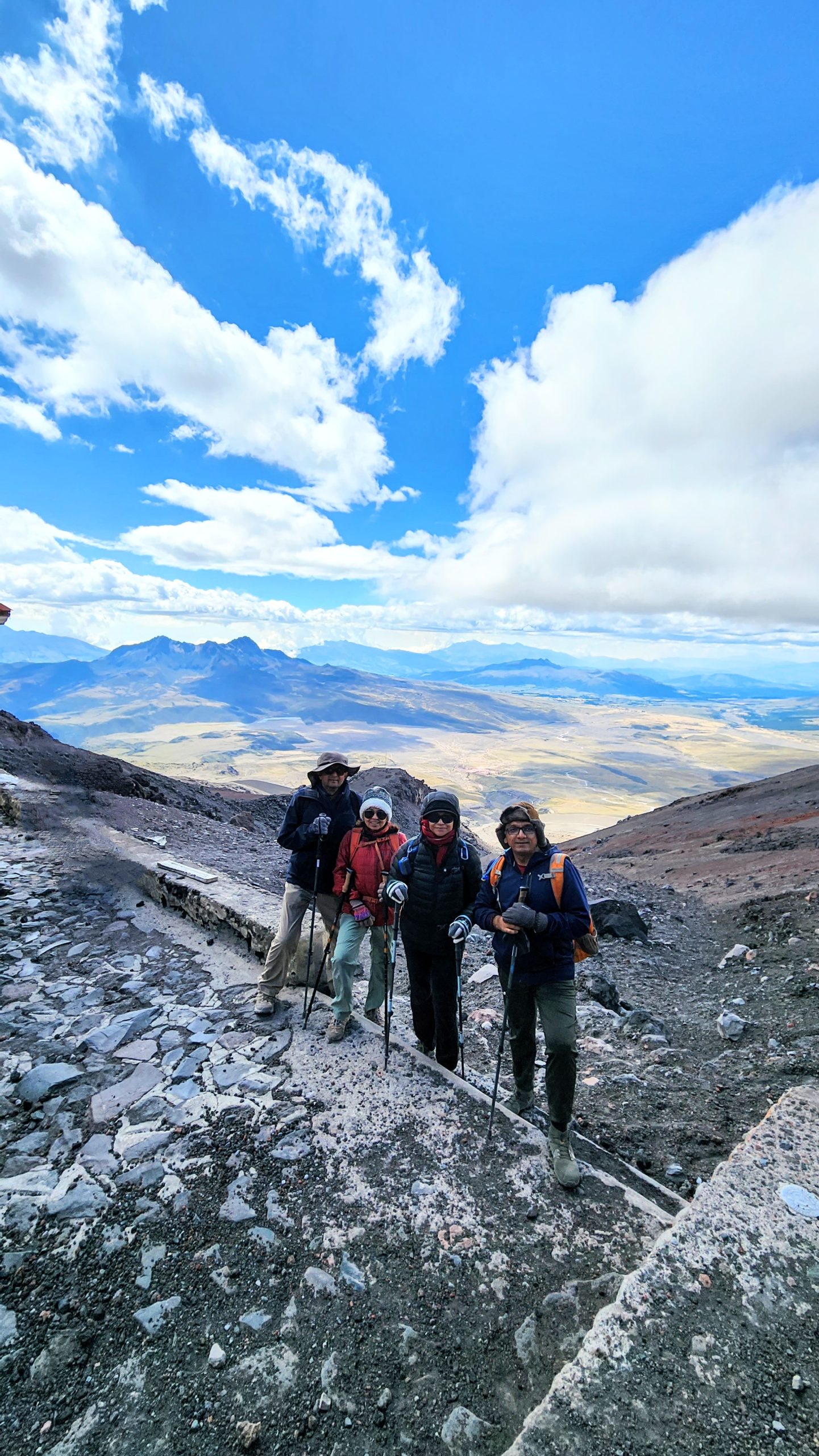 Hike at Cotapaxi Volcano