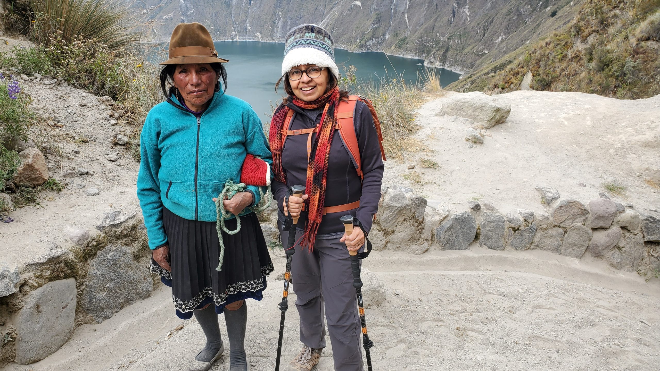 Hike at Quilotoa Lake