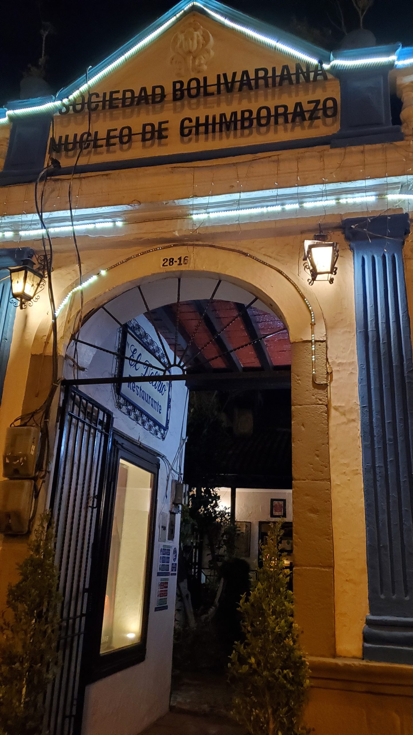 Old restaurant Riobamba