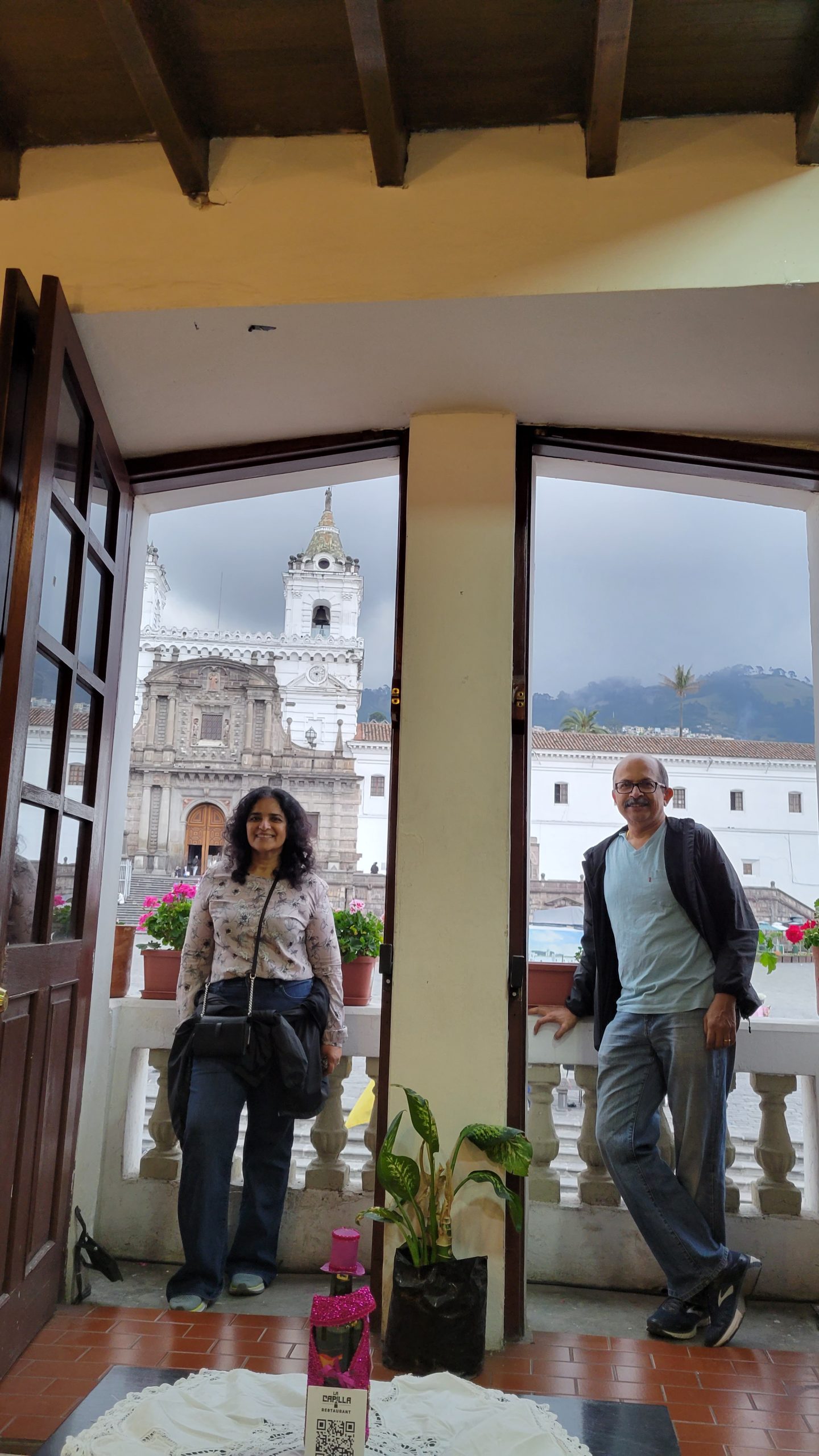 San Francisco church backdrop