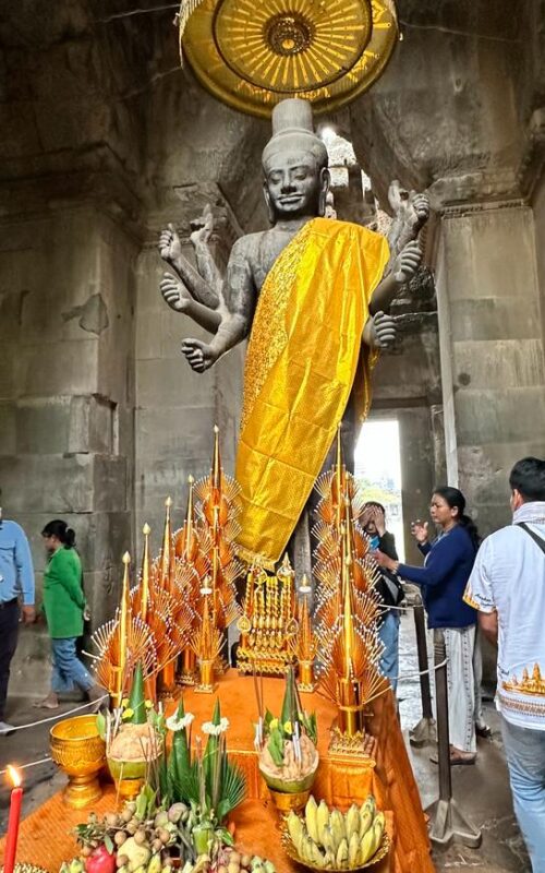 Lord Vishnu at Angkor Wat Cambodia