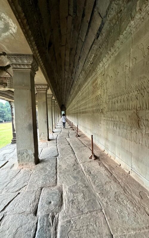 The frescos at Angkor Wat